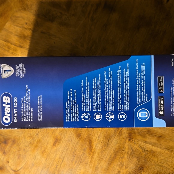 Oral B Smart 5000 Rechargeable Toothbrush With Bluetooth - Picture 4 of 8